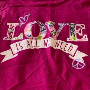 Girls long sleeve Love shirt